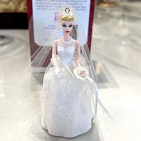 1997 Barbie Wedding Day Ornament by Hallmark - In Box - Picture 3 of 9